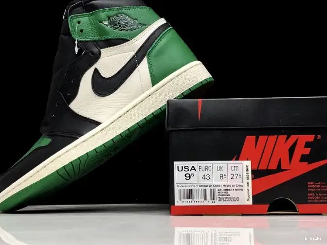 Reps TBK High Air 1 Jordan NRG Green Sail-Black Pine 555088-302 OG 0622
